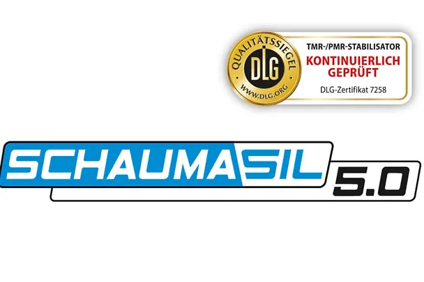 Logo SCHAUMASIL 5.0 mit DLG-Gütezeichen