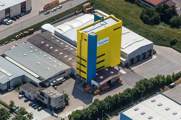 Luftaufnahme SCHAUMANN-Werk Feuchtwangen