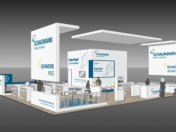 Stand von SCHAUMANN auf der EuroTier 2024 in Hannover